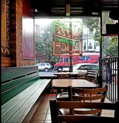 Inside the Yummy Pizza shop in San Francisco