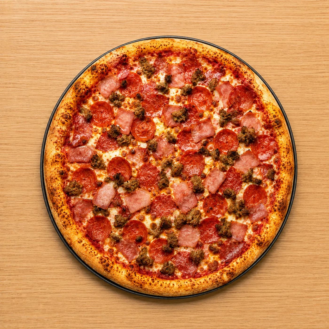 New York-style pizza from Yummy Pizza