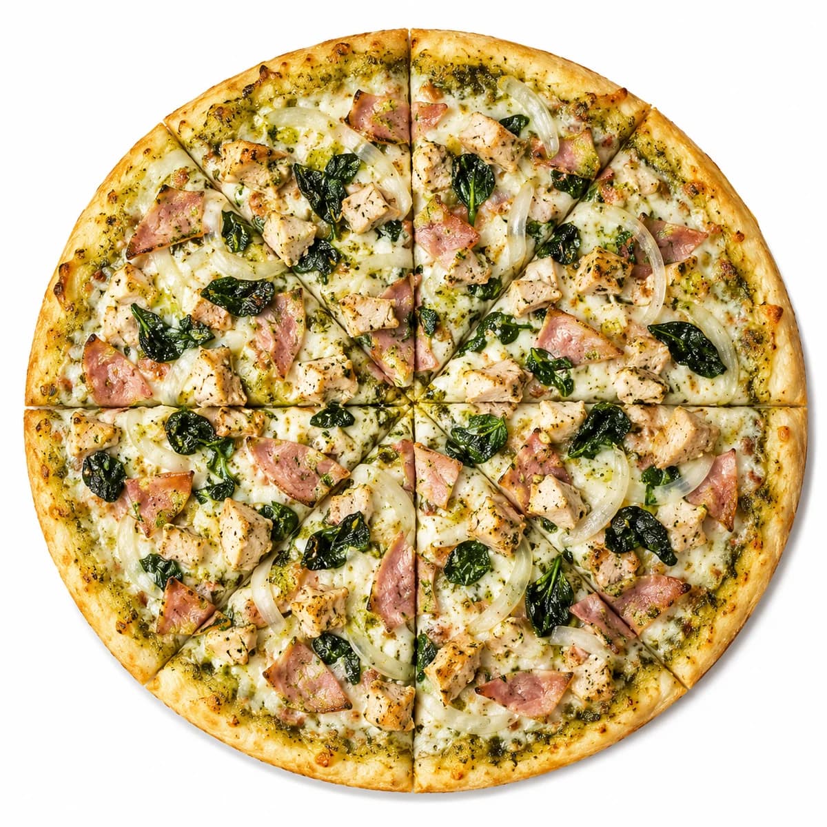 Chicken Bacon Pesto Pizza — Italian